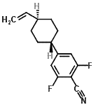 CAS 登录号：337366-98-0， 2,6-二氟-4-(4-乙烯基环己基)苯甲腈
