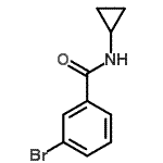 CAS#: 337535-74-7, 3-Bromo-N-Cyclopropylbenzamide