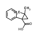 CAS#: 33795-08-3, 2,2-Dimethyl-1-Phenylcyclopropanecarboxylic Acid
