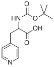CAS 登录号：33814-94-7， alpha-[[(1,1-二甲基乙氧基)羰基]氨基]-4-吡啶丙酸