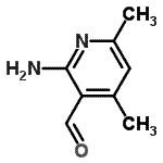 CAS#: 33853-69-9, 2-Amino-4,6-Dimethylnicotinaldehyde