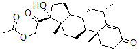 CAS#: 3386-03-6, [2-[(6S,8R,9S,10R,13S,14S,17R)-17-Hydroxy-6,10,13-Trimethyl-3-Oxo-2,6,7,8,9,11,12,14,15,16-Decahydro-1H-Cyclopenta[a]Phenanthren-17-Yl]-2-Oxoethyl] Acetate