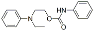 CAS 登录号：33898-93-0， 2-(乙基-苯基氨基)乙基N-苯基氨基甲酸酯