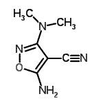 CAS#: 339023-07-3, 5-Amino-3-(Dimethylamino)-1,2-Oxazole-4-Carbonitrile