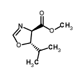 CAS#: 339034-76-3, Methyl (4R,5S)-5-Isopropyl-4,5-Dihydro-1,3-Oxazole-4-Carboxylate