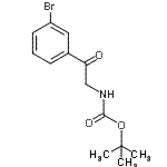 CAS#: 339185-69-2, 2-Methyl-2-Propanyl [2-(3-Bromophenyl)-2-Oxoethyl]Carbamate