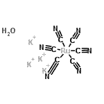 CAS 登录号：339268-21-2， 钾六(氰基-kappac)钌酸盐(4-)水合物(4:1:1)
