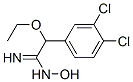 CAS 登录号:33954-76-6, 2-(3,4-二氯苯基)-2-乙氧基-乙酰胺肟