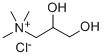 CAS#: 34004-36-9, 2,3-Dihydroxypropyl-Trimethylazanium Chloride