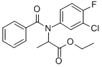 CAS 登录号：34029-27-1， 2-(苯甲酰基-3-氯-4-氟苯胺基)丙酸乙酯