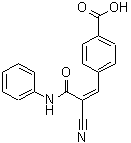 CAS 登录号：340309-99-1， 4-[(1Z)-3-苯胺基-2-氰基-3-氧代-1-丙烯-1-基]苯甲酸