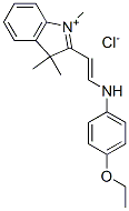 CAS 登录号：34074-98-1， 4-乙氧基-N-[(E)-2-(1,3,3-三甲基吲哚-1-鎓-2-基)乙烯基]苯胺氯化物