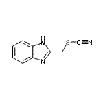CAS 登录号：34091-38-8， 1H-苯并咪唑-2-基甲基硫氰酸酯
