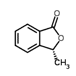 CAS 登录号：3413-14-7， (3R)-3-甲基-2-苯并呋喃-1(3H)-酮