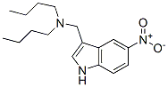 CAS#: 3414-67-3, N-Butyl-N-[(5-Nitro-1H-Indol-3-Yl)Methyl]Butan-1-Amine