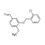 CAS#: 341942-09-4, 3-[(2-Chlorobenzyl)Oxy]-4-Methoxybenzaldehyde