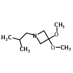 CAS#: 341978-92-5, 1-Isobutyl-3,3-Dimethoxyazetidine