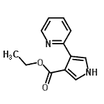 CAS 登录号：342025-71-2， 乙基4-(2-吡啶基)-1H-吡咯-3-羧酸酯