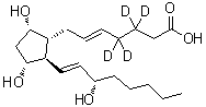 CAS 登录号：34210-11-2， (5Z,9alpha,11alpha,13E,15S)-9,11,15-三羟基(3,3,4,4-<sup>2</sup>H<sub>4</sub>)前列腺-5,13-二烯-1-酸