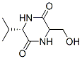 CAS 登录号：342416-69-7， (6S)-3-(羟基甲基)-6-(1-甲基乙基)-2,5-哌嗪二酮