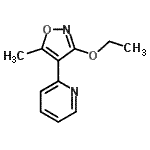 CAS 登录号：342424-90-2， 2-(3-乙氧基-5-甲基-1,2-恶唑-4-基)吡啶