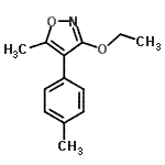 CAS 登录号：342424-98-0， 3-乙氧基-5-甲基-4-(4-甲基苯基)-1,2-恶唑