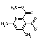 CAS 登录号：342625-14-3， 甲基4,6-二甲基-3-硝基-2-吡啶羧酸酯