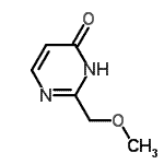 CAS 登录号：34274-23-2， 2-(甲氧基甲基)-4(1H)-嘧啶酮