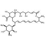 CAS#: 34280-28-9, (7E,13E,15E,17E,19E)-21-[(2R,3S,4S,5S,6R)-4-Amino-3,5-Dihydroxy-6-Methyl-Tetrahydropyran-2-Yl]Oxy-1,3,5,25-Tetrahydroxy-11,12-Dimethyl-9-Oxo-10,27-Dioxabicyclo[21.3.1]Heptacosa-7,13,15,17,19-Pentaene-24-Carboxylic Acid