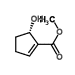 CAS 登录号：342809-34-1， 甲基(5S)-5-羟基-1-环戊烯-1-羧酸酯
