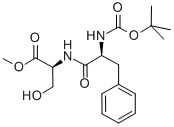CAS 登录号：34290-59-0， 叔丁氧羰基-苯丙氨酰-丝氨酸甲酯