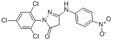 CAS 登录号：34320-82-6， 1-(2,4,6-三氯苯基)-3-(4-硝基苯胺基)-2-吡唑啉-5-酮