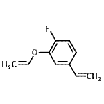 CAS 登录号：343305-31-7， 1-氟-4-乙烯基-2-(乙烯基氧基)苯