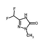 CAS 登录号：343314-82-9， 5-(二氟甲基)-2-甲基-1,2-二氢-3H-1,2,4-三唑-3-酮