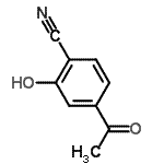 CAS 登录号：343339-02-6， 4-乙酰基-2-羟基苯甲腈