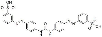 CAS#: 34375-33-2, 3-[4-[[4-(3-Sulfophenyl)Diazenylphenyl]Carbamoylamino]Phenyl]Diazenylbenzenesulfonic Acid