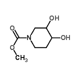 CAS 登录号：343786-81-2， 甲基3,4-二羟基-1-哌啶羧酸酯