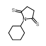 CAS 登录号：343791-74-2， 1-环己基-2,5-吡咯烷二硫酮