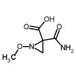CAS 登录号：343851-74-1， 2-氨基甲酰-1-甲氧基-2-氮丙啶羧酸