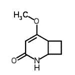 CAS 登录号：343865-57-6， 5-甲氧基-2-氮杂双环[4.2.0]辛-4-烯-3-酮