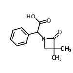 CAS 登录号：344253-94-7， (3,3-二甲基-2-氧代-1-氮杂环丁基)(苯基)乙酸