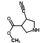 CAS 登录号：344294-42-4， 甲基4-氰基-3-吡咯烷羧酸酯