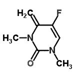 CAS 登录号：344326-28-9， 5-氟-1,3-二甲基-4-亚甲基-3,4-二氢-2(1H)-嘧啶酮