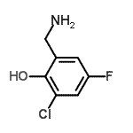 CAS 登录号：344326-63-2， 2-(氨基甲基)-6-氯-4-氟苯酚