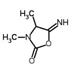 CAS 登录号：344329-98-2， 5-亚氨基-3,4-二甲基-1,3-恶唑烷-2-酮