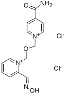 CAS#: 34433-31-3, 4'-Carbamoyl-2-formyl-1,1'-(oxydimethylene)di-pyridinium-dichloride-2-oxime