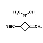 CAS 登录号：344353-68-0， 2-(二甲基氨基)-3-亚甲基环丁烷甲腈