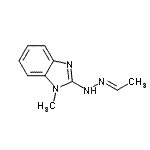 CAS 登录号：344416-96-2， 2-[(2E)-2-亚乙基肼基]-1-甲基-1H-苯并咪唑