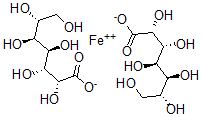 CAS 登录号：34459-32-0， 葡萄庚糖酸亚铁盐