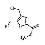 CAS 登录号：3447-57-2， 甲基5-(溴甲基)-4-(氯甲基)-2-糠酸酯